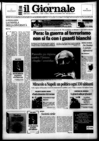 Il giornale : quotidiano del mattino